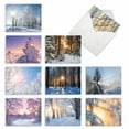 thumbnail image 1 of 10 Assorted All Occasion Blank Note Cards Pack - Xmas Sunrise, 1 of 6