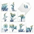 thumbnail image 1 of 10 Assorted All Occasion Blank Note Cards with Envelopes (4 x 5.12 Inch) - Blooming Expressions AM6221OCB-B1x10, 1 of 6
