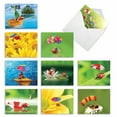 thumbnail image 1 of 10 Assorted All Occasion Blank Note Cards with Envelopes (4 x 5.12 Inch) - LADY B. M1546BN, 1 of 6