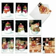 thumbnail image 1 of 10 Assorted Seasons Greetings Note Cards Pack - Snow Pals, 1 of 6