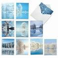 thumbnail image 1 of 10 Assorted Merry Christmas Note Cards with Envelopes (4 x 5.12 Inch) - Tree-flections Seasons Greetings, 1 of 6