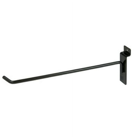 10" BLACK SLATWALL PEG HOOKS (100 PCS)