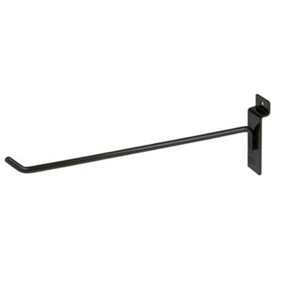 10" BLACK SLATWALL PEG HOOKS (100 PCS)