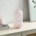 thumbnail image 1 of Home Decor Collections 10'' Blush Pink Painted Narrow Neck Glass Vase, 1 of 5