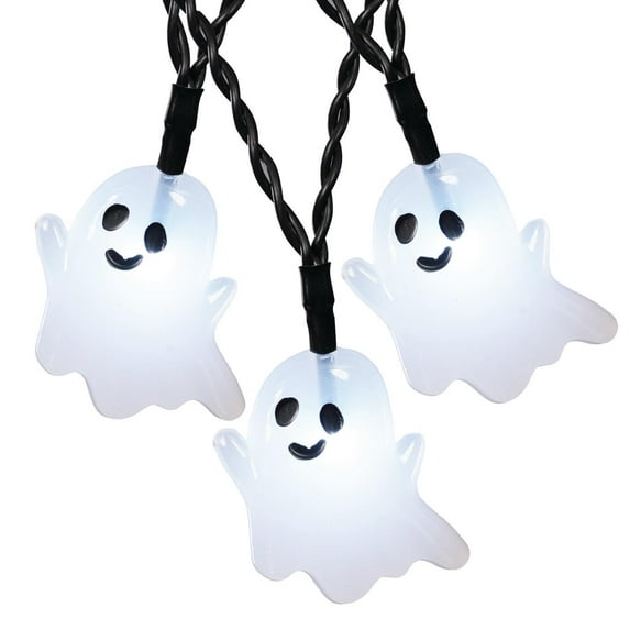 Ghost Lights, 10CT, Cool White LED, 3ft, Battery Operated, Halloween Indoor, by Way To Celebrate