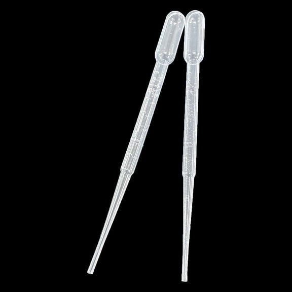 10 Bag Disposable Plastic Dropper Transfer Graduated Pipettes Manicure Tools Clear 150mm Capacity: 2ml about 100pcs/bag