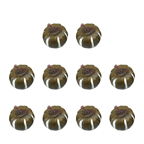 10 Bags Of Small Artificial Pumpkin Autumn Crop Mini Pumpkin, Used for Family Garden Thanksgiving Or Halloween Decoration