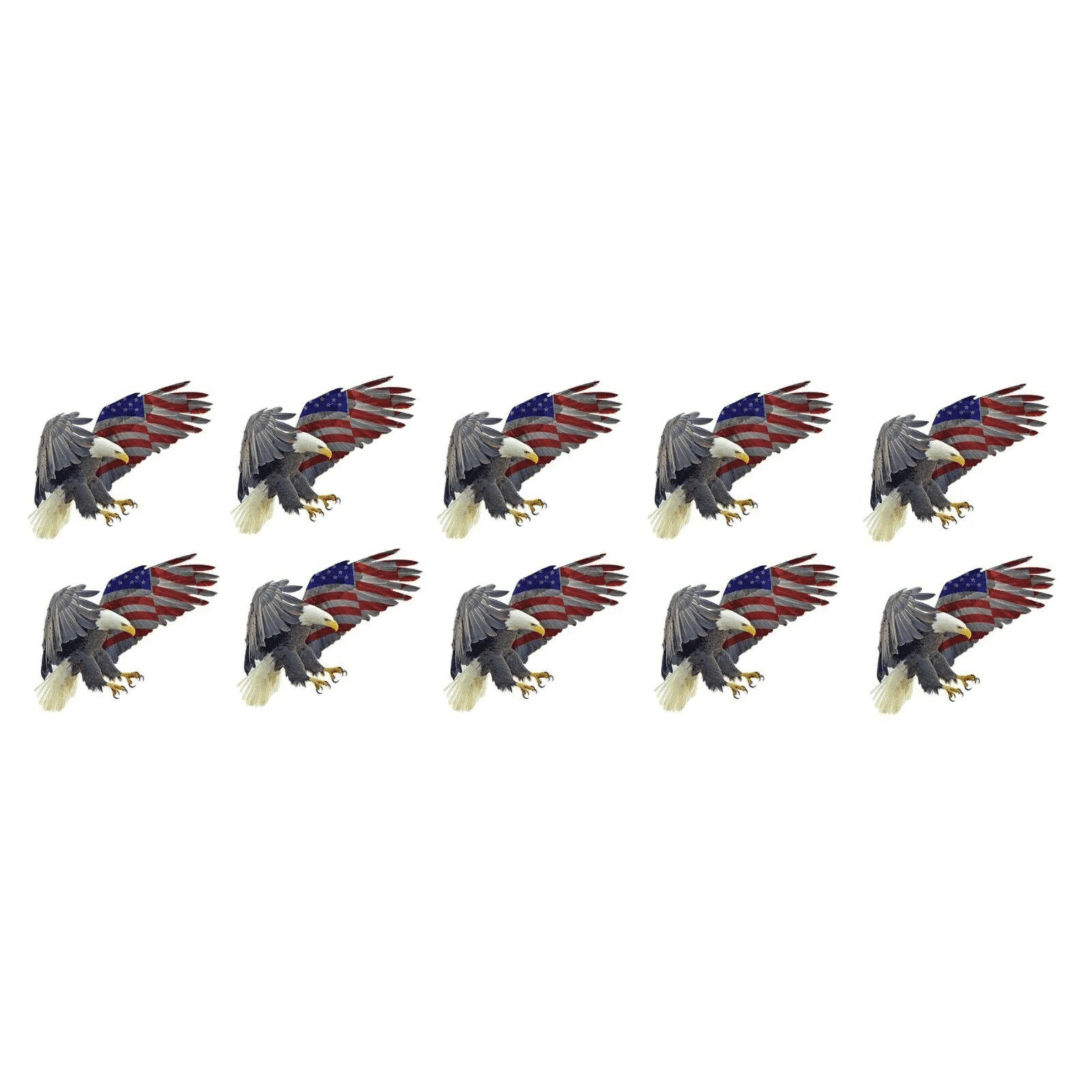 ORACAL American Eagle Flag Decal - Large 72" X 44.8" Vinyl Graphic For Truck, RV, Wall