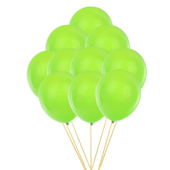 10" Balloons 100 pcs - green