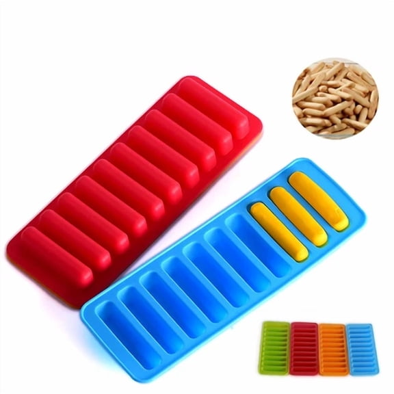 10-Bar Strip Cake Mold Diy Flexible Silicone Chocolate Mould Ice Lattice Tray