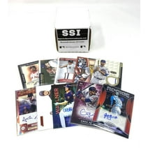 10 Baseball MLB Jersey Autograph Card Collectible Box Lot