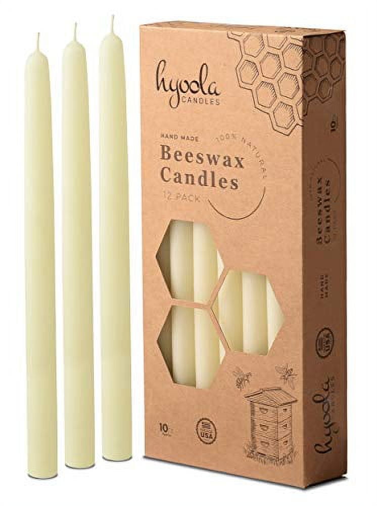  Make Your Own Beeswax Candle Kit - 20 Full Size 100% Beeswax  Sheets in Natural (Approx. 16 1/4 X 8) - Wick and Instructions Included!  : Toys & Games