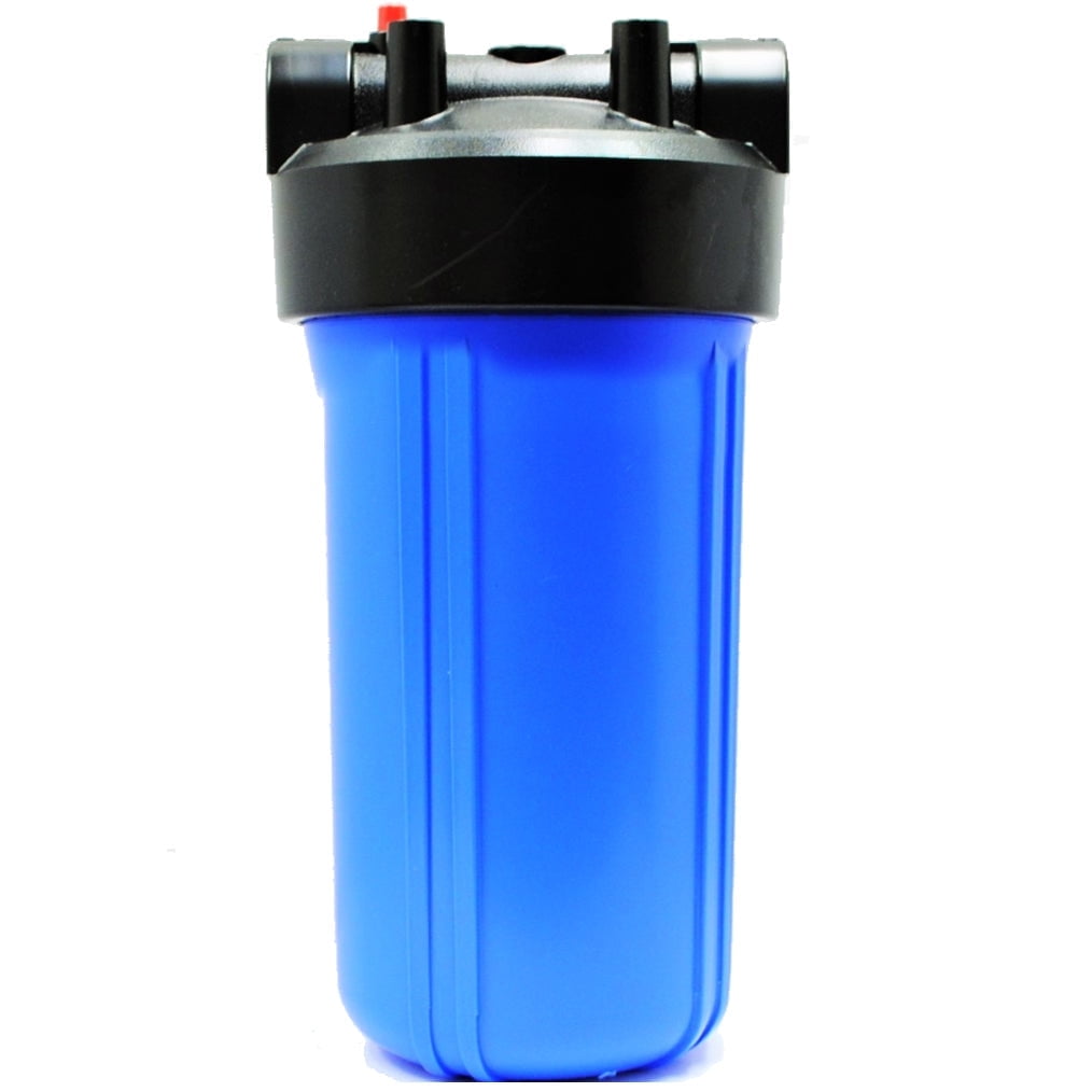 10" Big Blue Water Filter Housing for Whole House | 1" NPT with Pressure Release