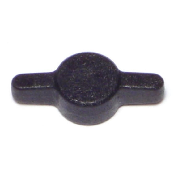 #10 Black Plastic Tee Thumb Screw Knobs (5 pcs.)