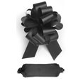 thumbnail image 1 of 10 Black Pull 5.5" Diameter Bow 20 Loops Gift Wrapping Wrap Ribbon Instant Bows, 1 of 1
