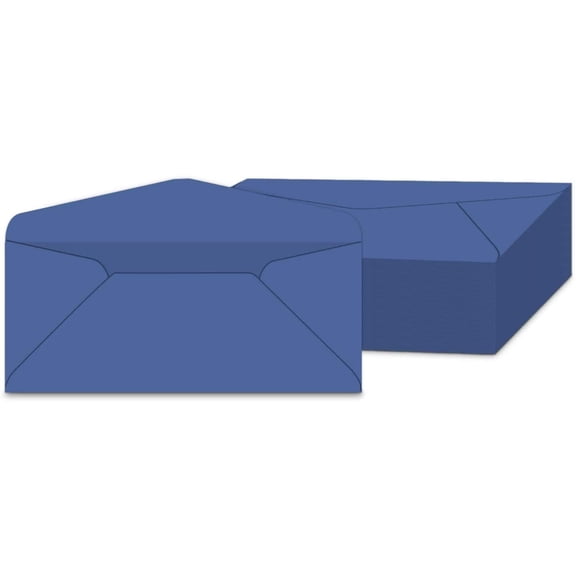 #10 Blast-Off Blue Color Envelopes, 500 Per Pack, 4 1/8 x 9 1/2 Inches