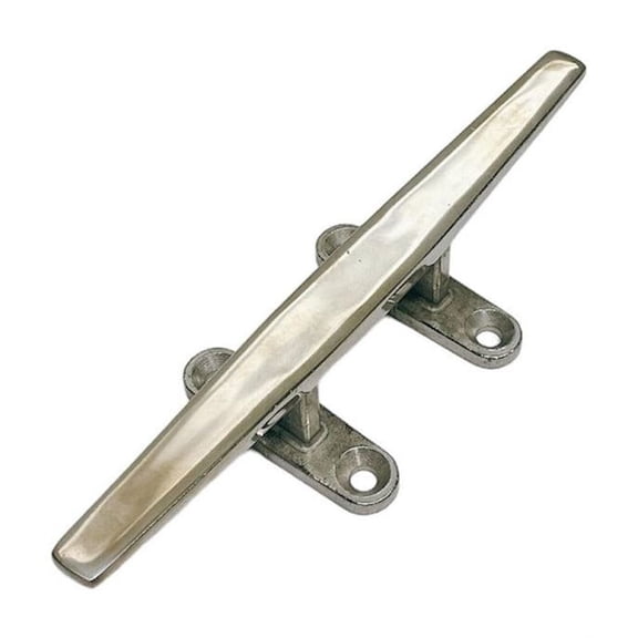 10" Boat Cleat Marine Trimline Dock Cleats 316 Stainless Steel Flat Top