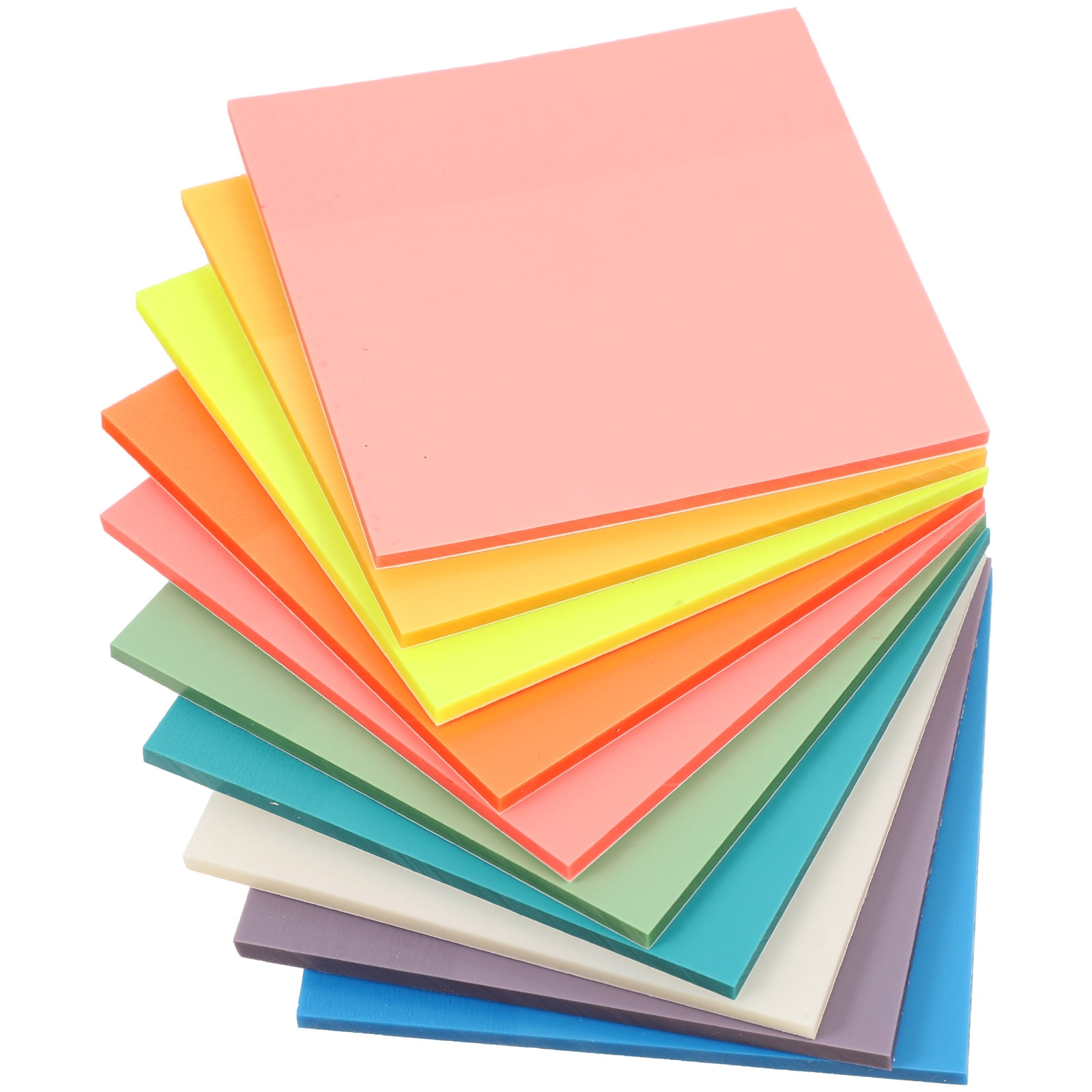 10 Books Stickers Transparent Sticky Notes Notepad Decorative Paper