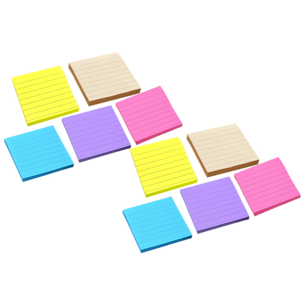 Raindrops Note Stickers Fluorescent Red Message Writing 10Pack 2.95x2 ...