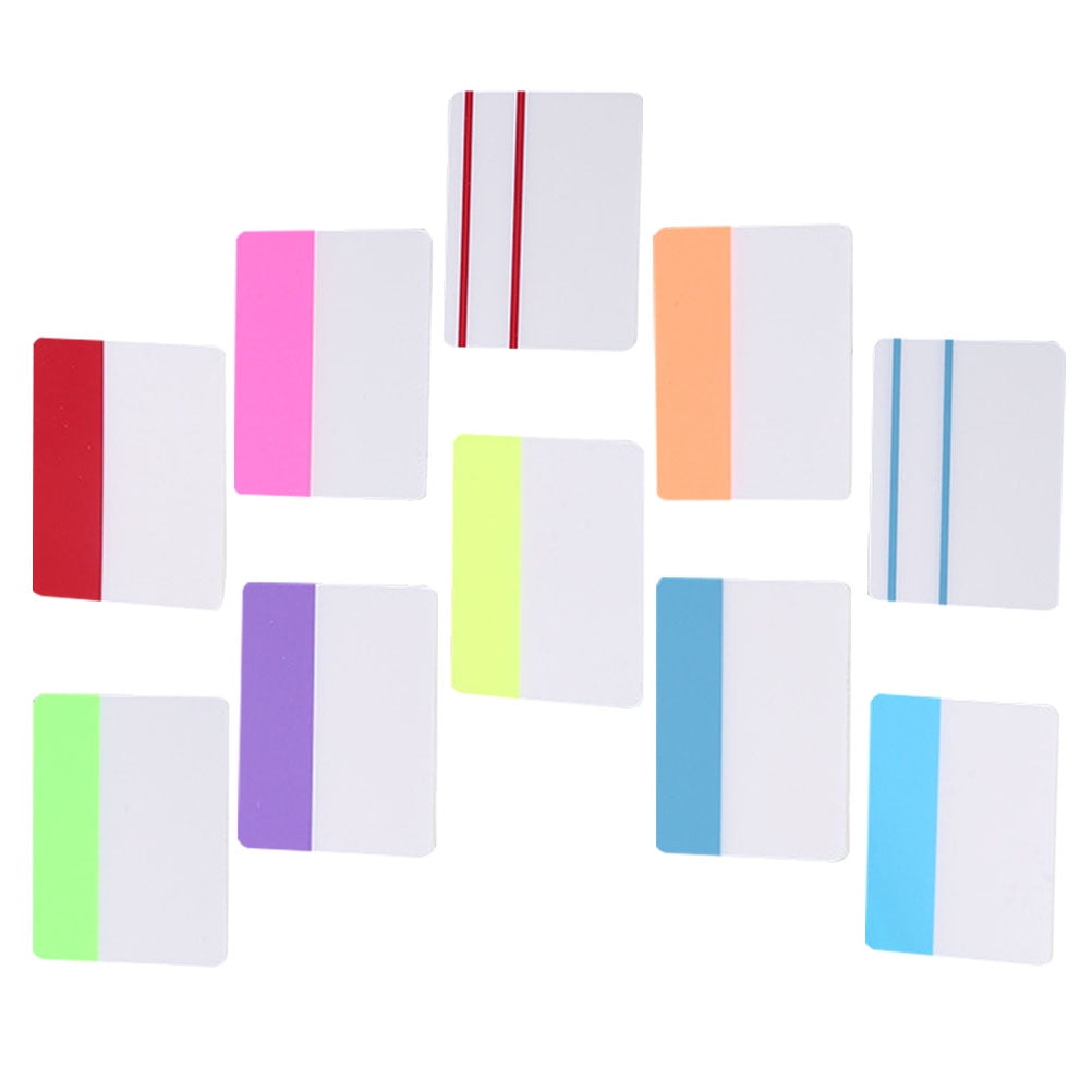 10 Books of Multifunction Note Pads Colored Translucent Memo Pads