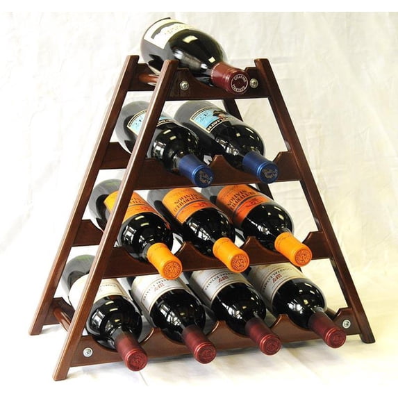 10 Bottles Hardwood Wine Stand / Rack
