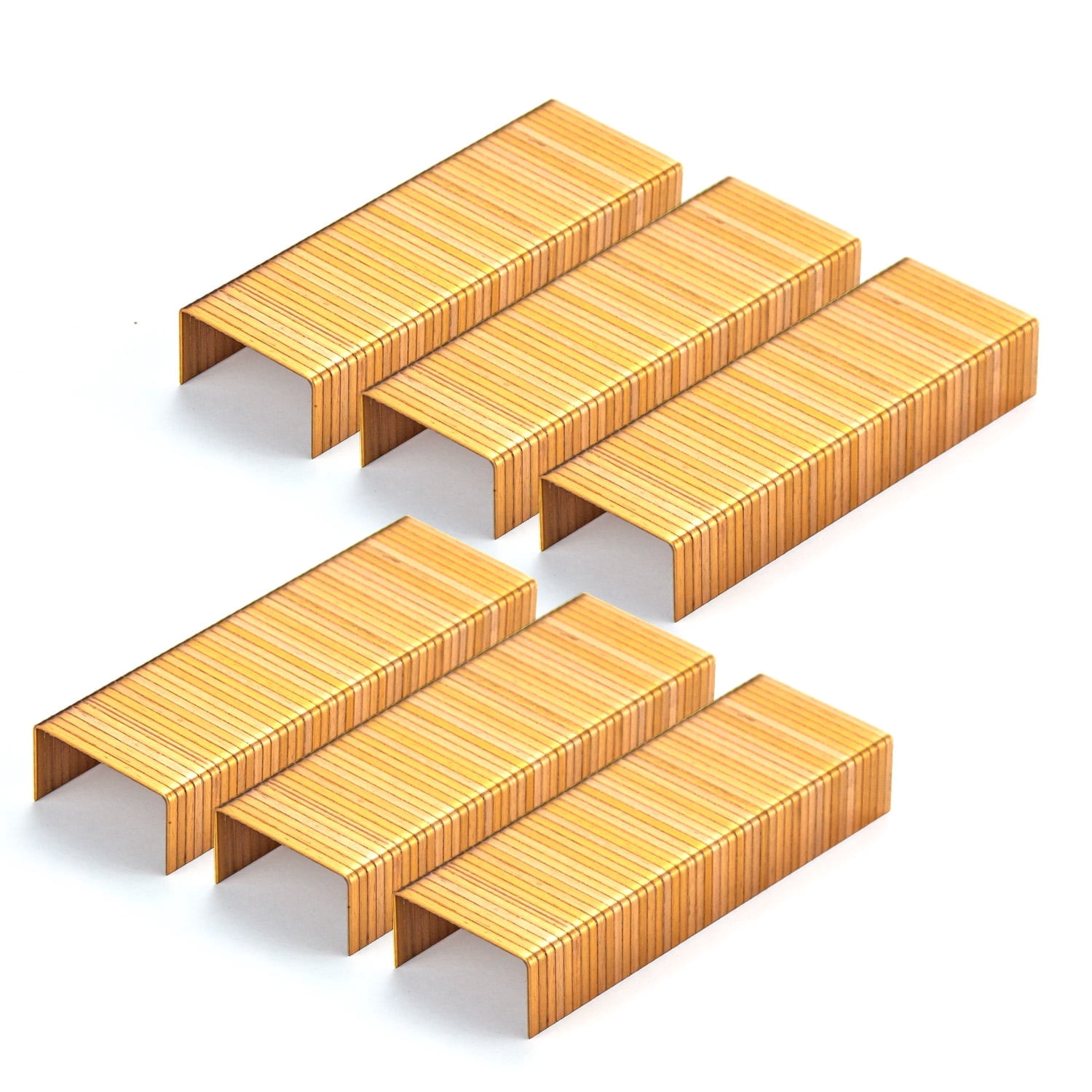 10 Boxes MEITE 16 Gauge Carton Closing Staples, 1-3/8" Crown 3/4" Length Copper Coated Carton Staples for Pneumatic & Manual (1,600 Pcs/Box)