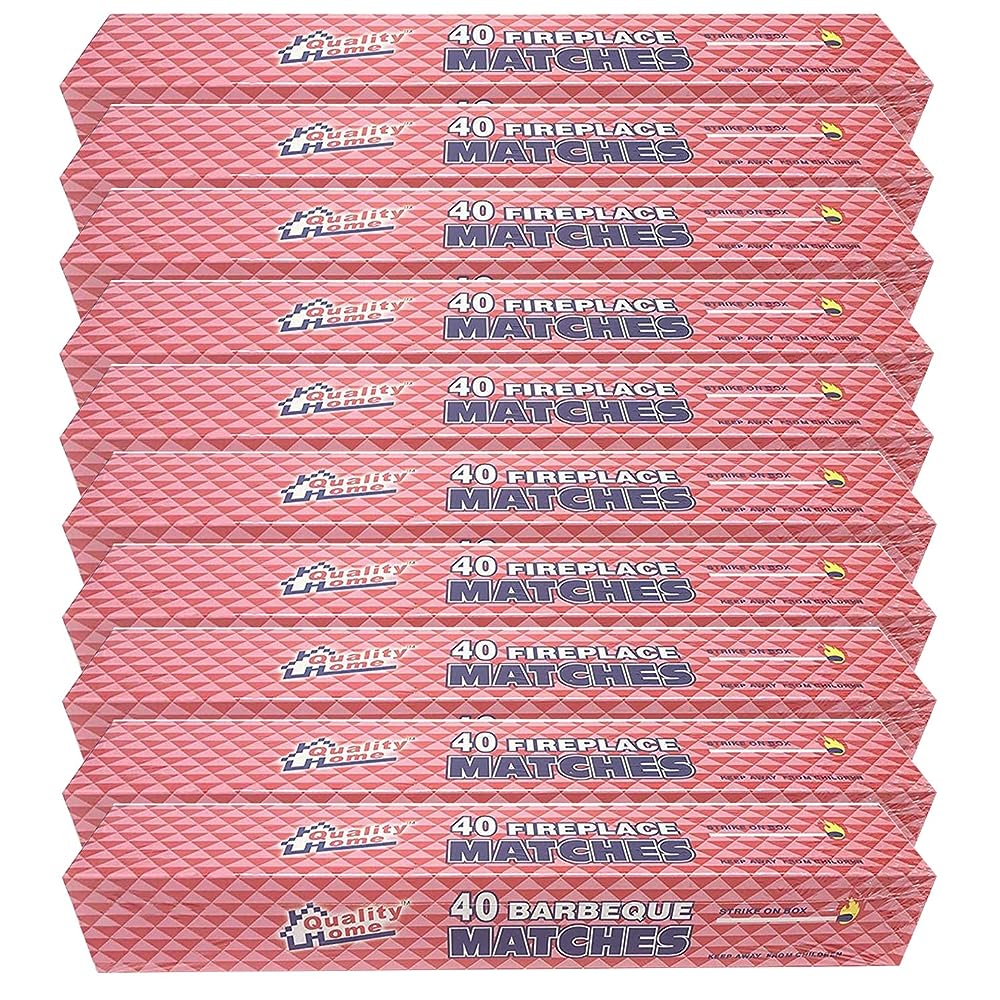 10 Boxes in Lot 11" Long Wooden Fireplace Matches