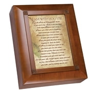 10 Brown and Beige I AM WITH YOU STILL Poem Themed Remembrance Keepsake Box