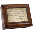 thumbnail image 1 of Cottage Garden - You are Missed Every Day Quietly Woodgrain Embossed Ashes Bereavement Urn Box, 1 of 3