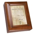 thumbnail image 1 of 10" Brown and Ivory "Until We Meet Again" Printed Remembrance Box, 1 of 5