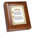 thumbnail image 1 of 10" Brown and Purple Love Themed Remembrance Keepsake Box, 1 of 6