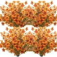 thumbnail image 1 of 10 Bundles Artificial Fall Flowers Outdoor UV Resistant Fake Flowers, 1 of 5