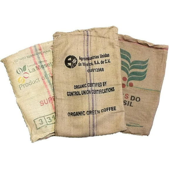 10 Burlap Bags