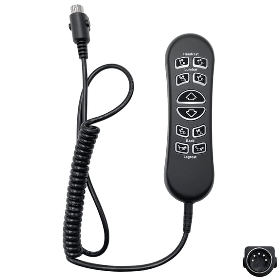 Recliner 10 Button 5 Pin Hand Control Model HDW310-KBA HSW310-B-KBA Remote Replacement for Lift Chair Electric Sofa