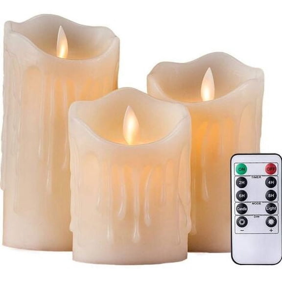 10 Button Remote Control Tearing Swing LED Electronic Candle Flashing Wind Shaking Candle Light Guides the Path of Wedding Lights