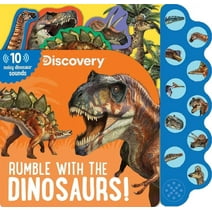 10-Button Sound Books: Discovery: Rumble with the Dinosaurs! (Board Book)