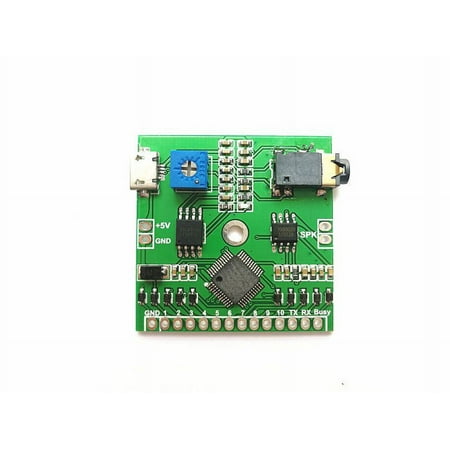 10 Buttons Triggered MP3 Player Board with 3W Amplifier and Solder Pads