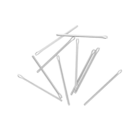 10 COTTER LINK SPLIT PIN FOR WATCH BAND LINK 18MM 0.8MM THICK STAINLESS STEEL