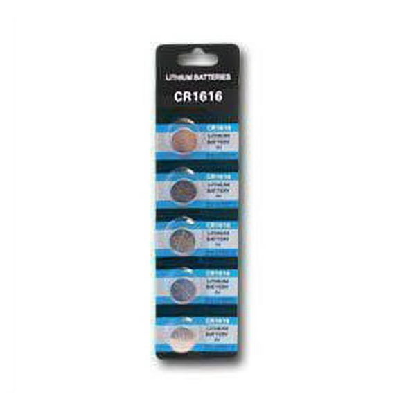 10 CR1616 Lithium Button Cell batteries, 5-Pcs Card X2