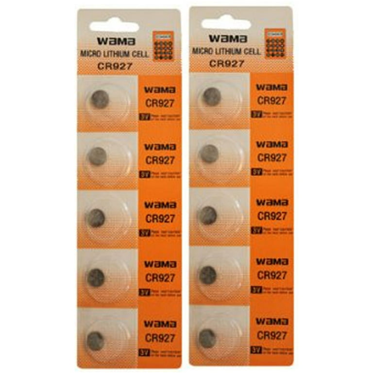 Tenergy CR2032 Lithium Button Cells, 1 Card 5pcs