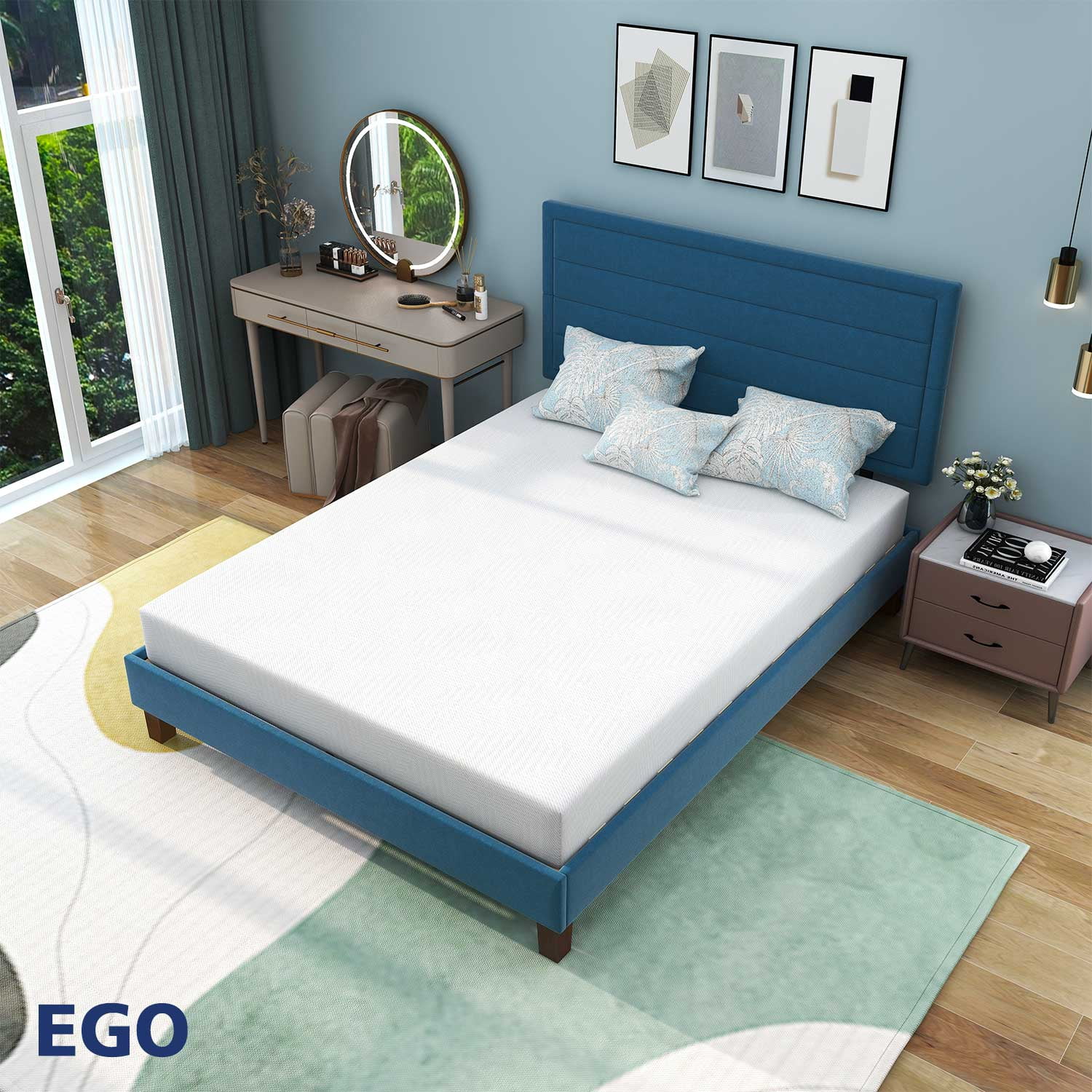 10" California King Mattress Memory Foam Mattress 5Layer Comfort