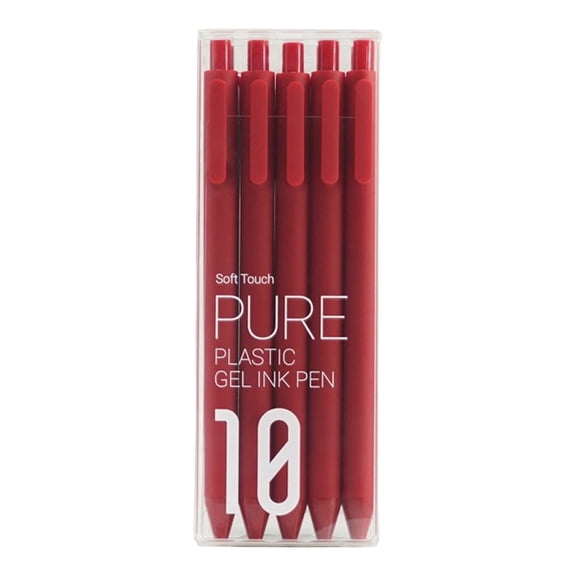 10 Candy Colored Neutral Pens, Dienrx Soft Touch Telescopic Gel Ink Pen, Beautiful And Cute Diary, Note Taking Pen, Stationery Pen