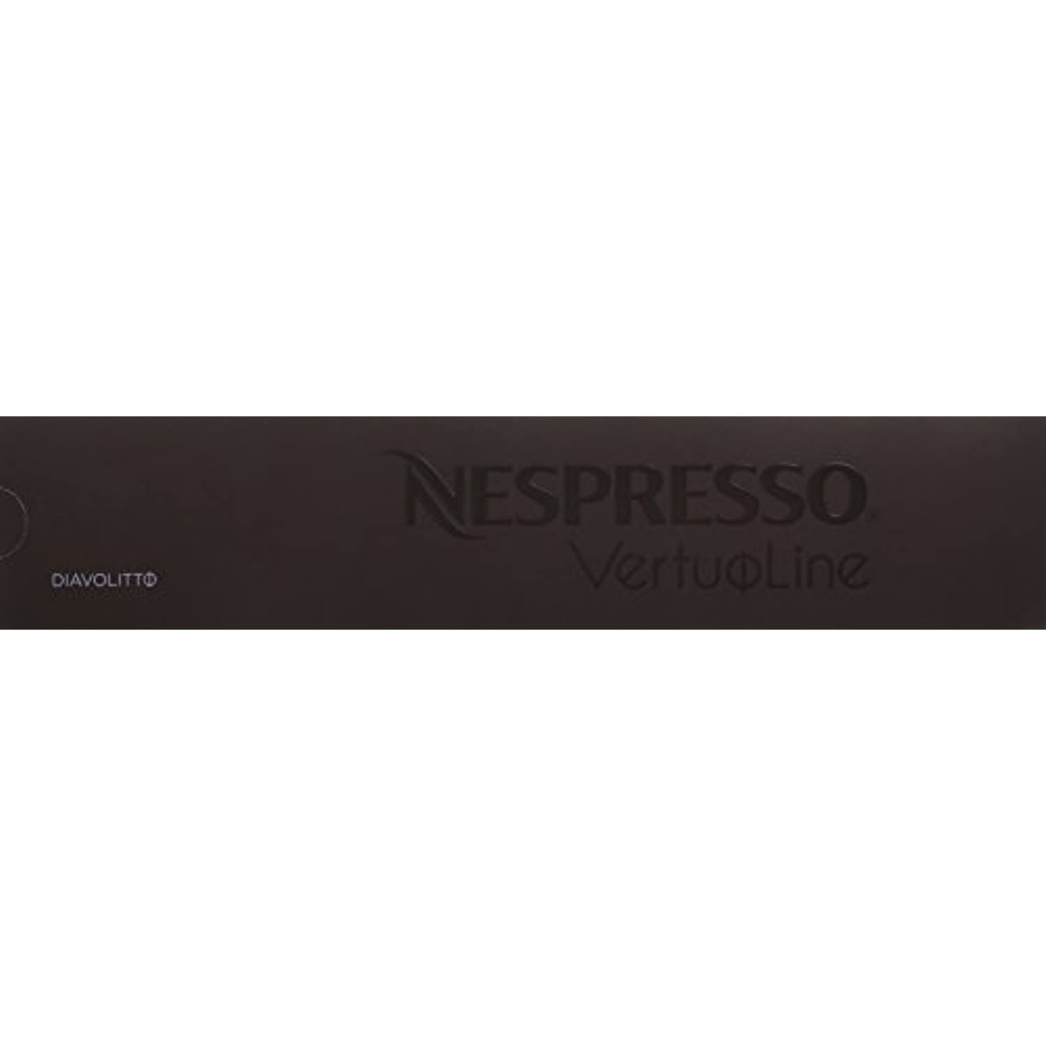10 Capsules Nespresso Vertuoline Espresso, Diavolitto