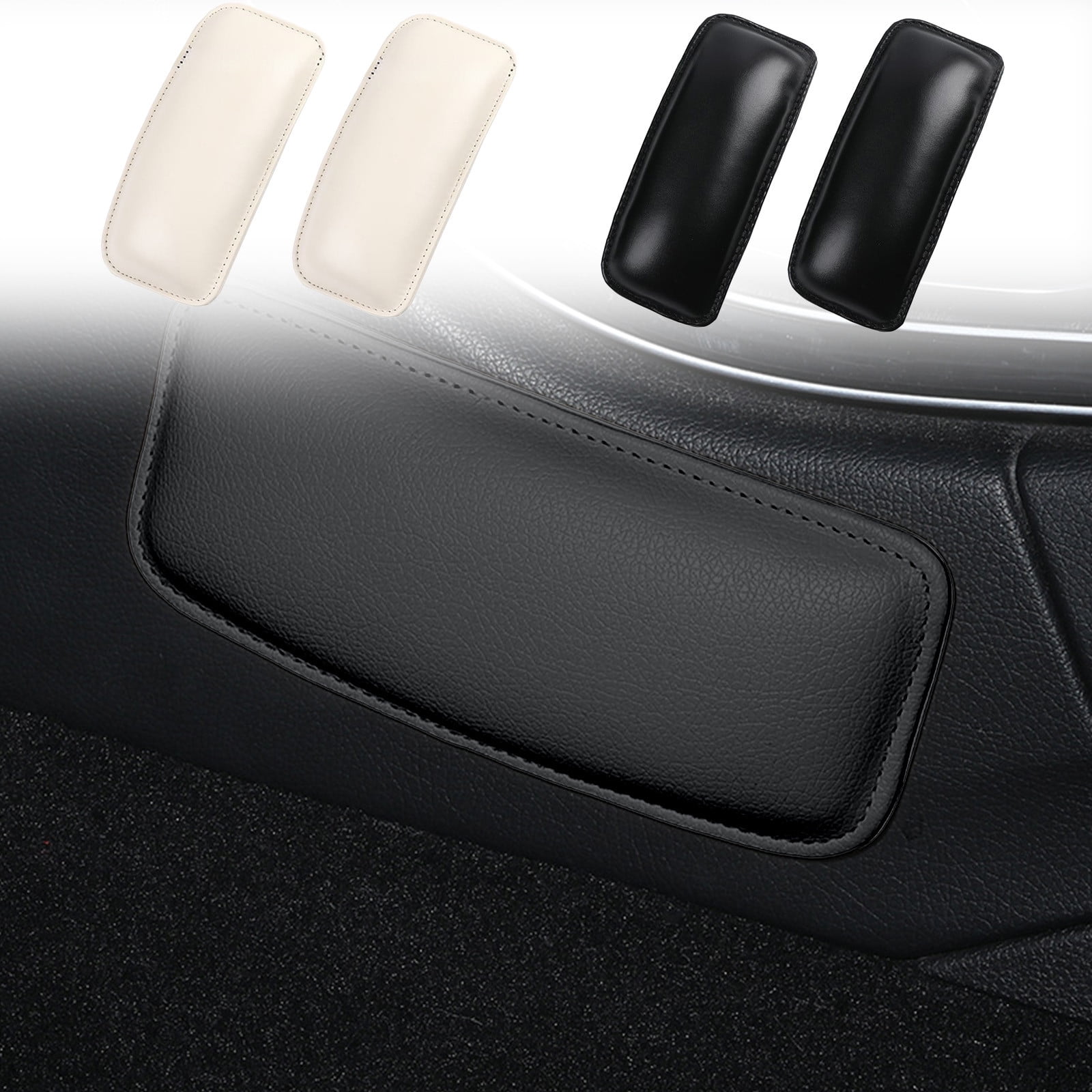Ready Stock Suede Car Leg Knee Pad Universal Automotive Knee Support Pillow Mat Soft Center Console Knee Leg Protective Interior Accessories I.631196084