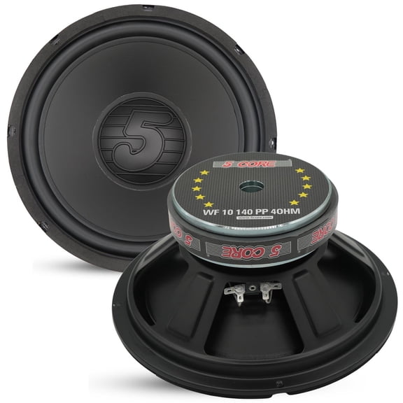 10" Car Subwoofer | 300W Peak Power | 4 Ohm | 150W RMS | 40oz Magnet | Vented Cooling Design
