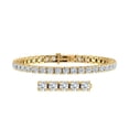 thumbnail image 1 of 10 Carat Diamond Tennis Bracelet in 14K Yellow Gold (7 Inch) - IGI Certified, 1 of 3