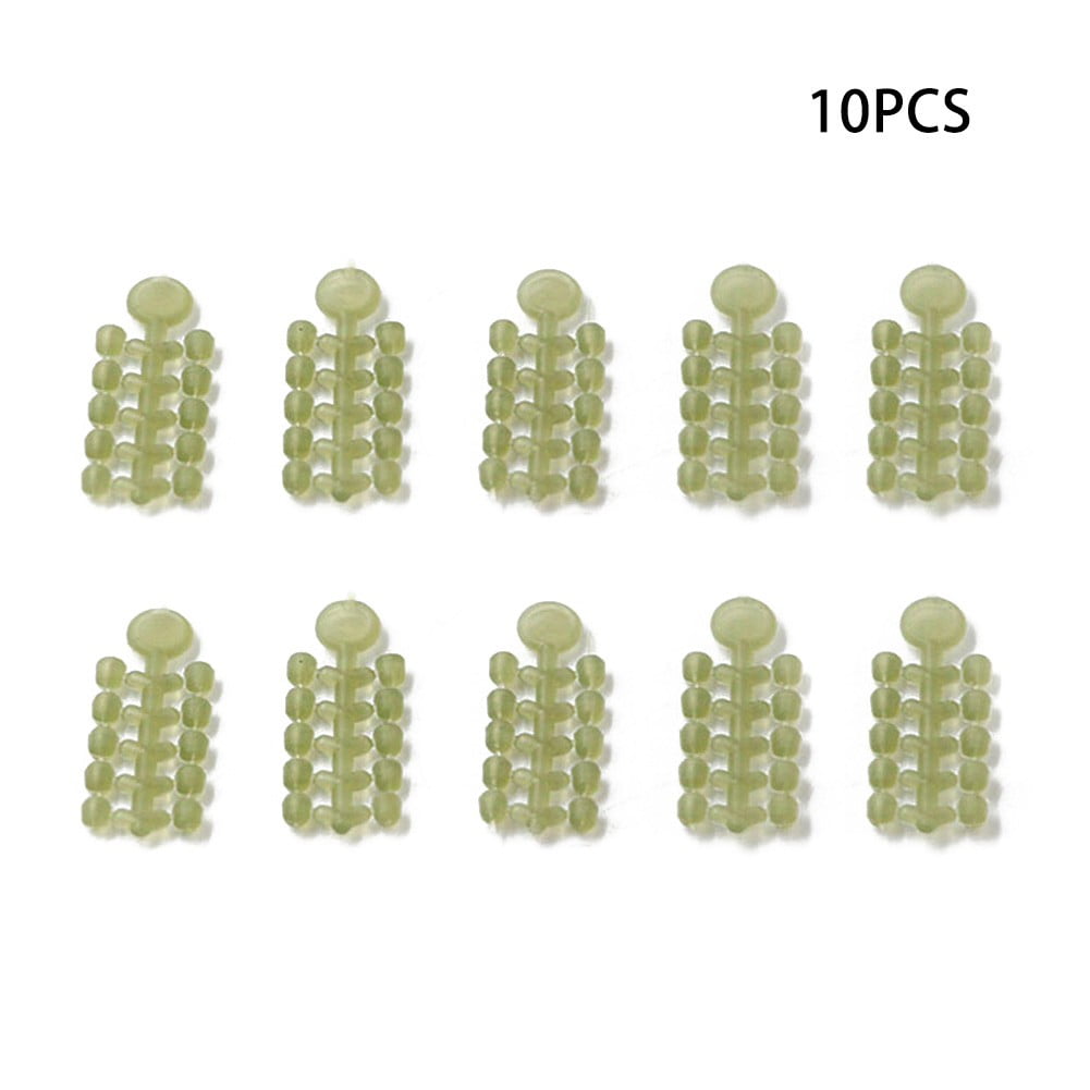 10 Cards Carp Fishing Boilie Baits Bait Stop Beads Hook Stops Beads