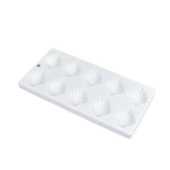 10 Cavity Silicones Madeleine Molds For French Pastries Shell Shape Dessert Pan Baking Tool Nonstick Easy Releases