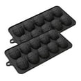 thumbnail image 1 of YSKING 10 Cavity Non-stick Silicone Muffin Pan & Individual Baking Mold, 2 Count, 1 of 7