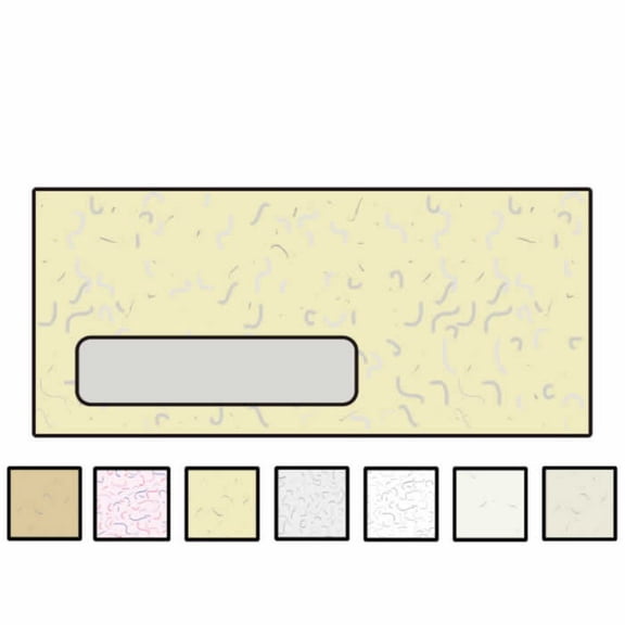 #10 Cellophane Window Envelopes, 4-1/8" x 9-1/2", 24#, Recycled, Fiber-Added, Acid Free, Whitecliff (Box of 500)